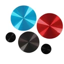 Custom High Gloss Colorful Round Aluminium CD Texture Parts CNC Machining Service