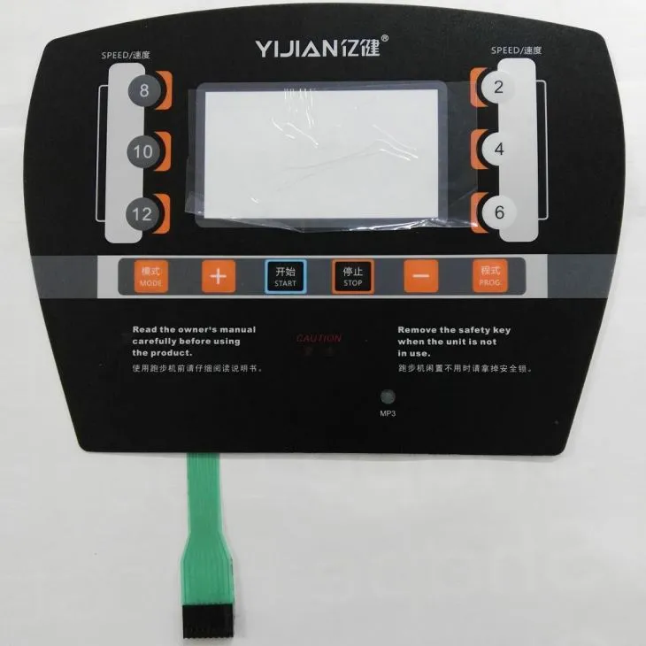 Membrane Switch with Window